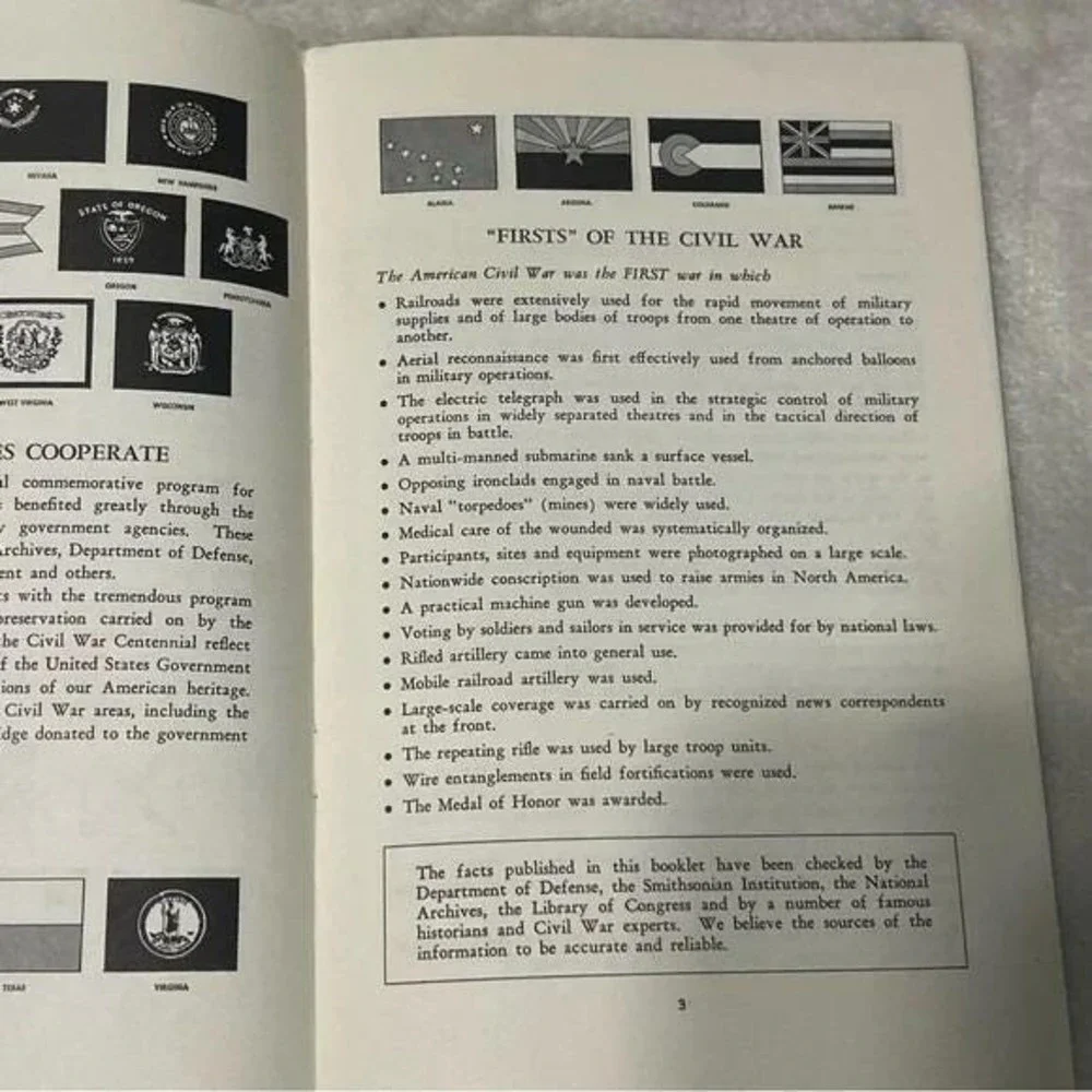 Facts About the Civil War The Stonewall Jackson Memorial Vintage Booklet